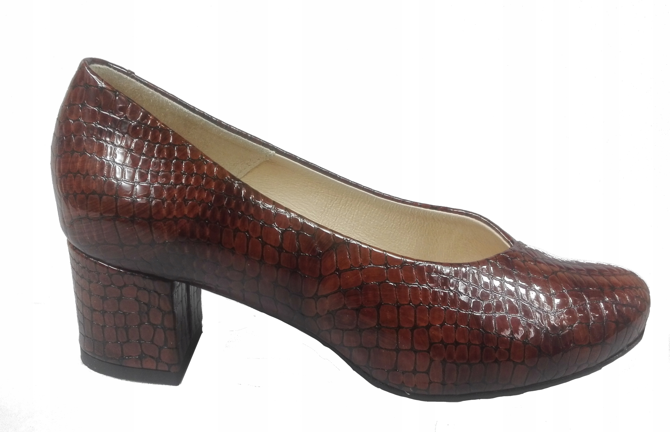 Pesco Czółenka 2056 Brown (croco) r37