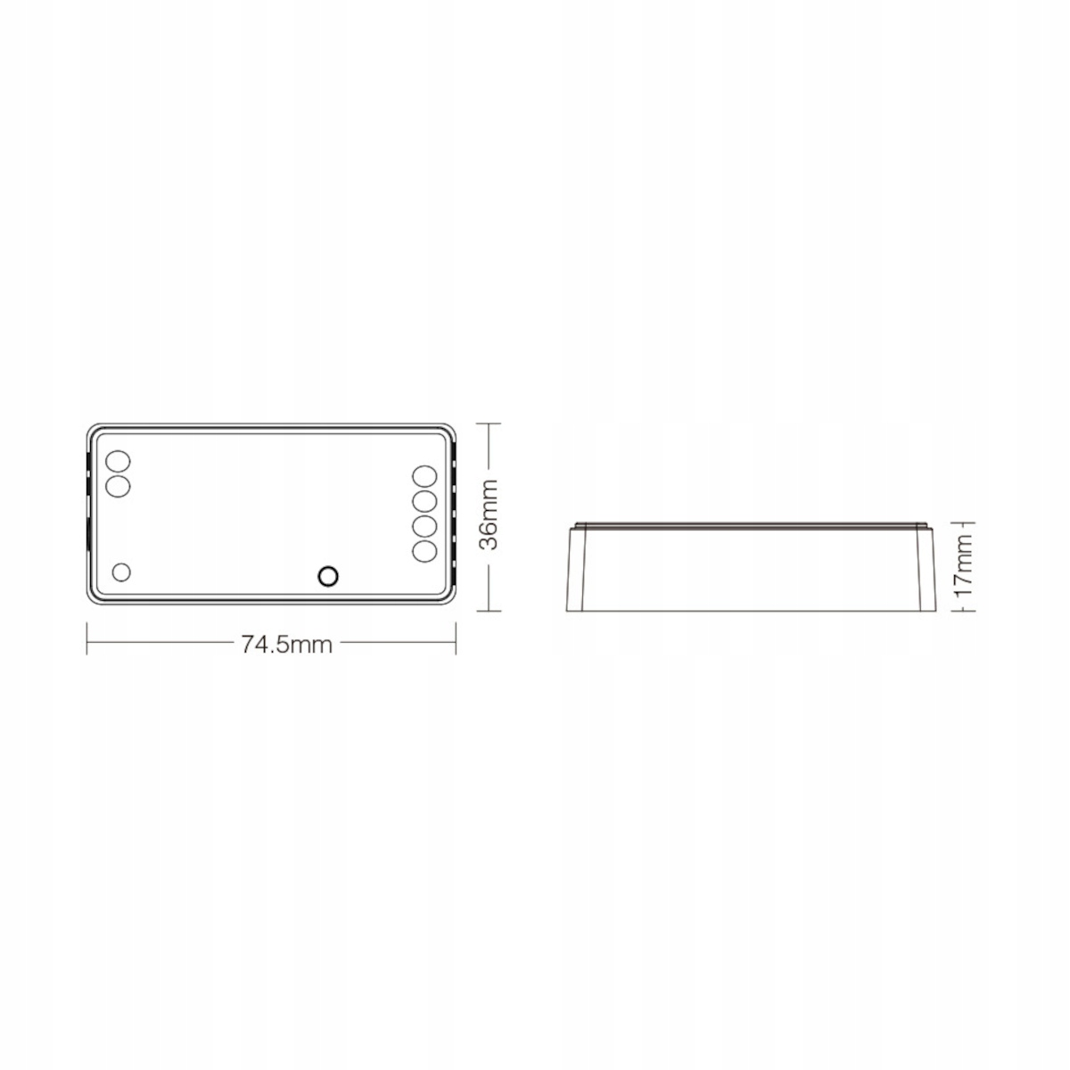 4 STEROWNIKI STREFOWE + PILOT MILIGHT DO LED MONO / CCT Rodzaj sterownik