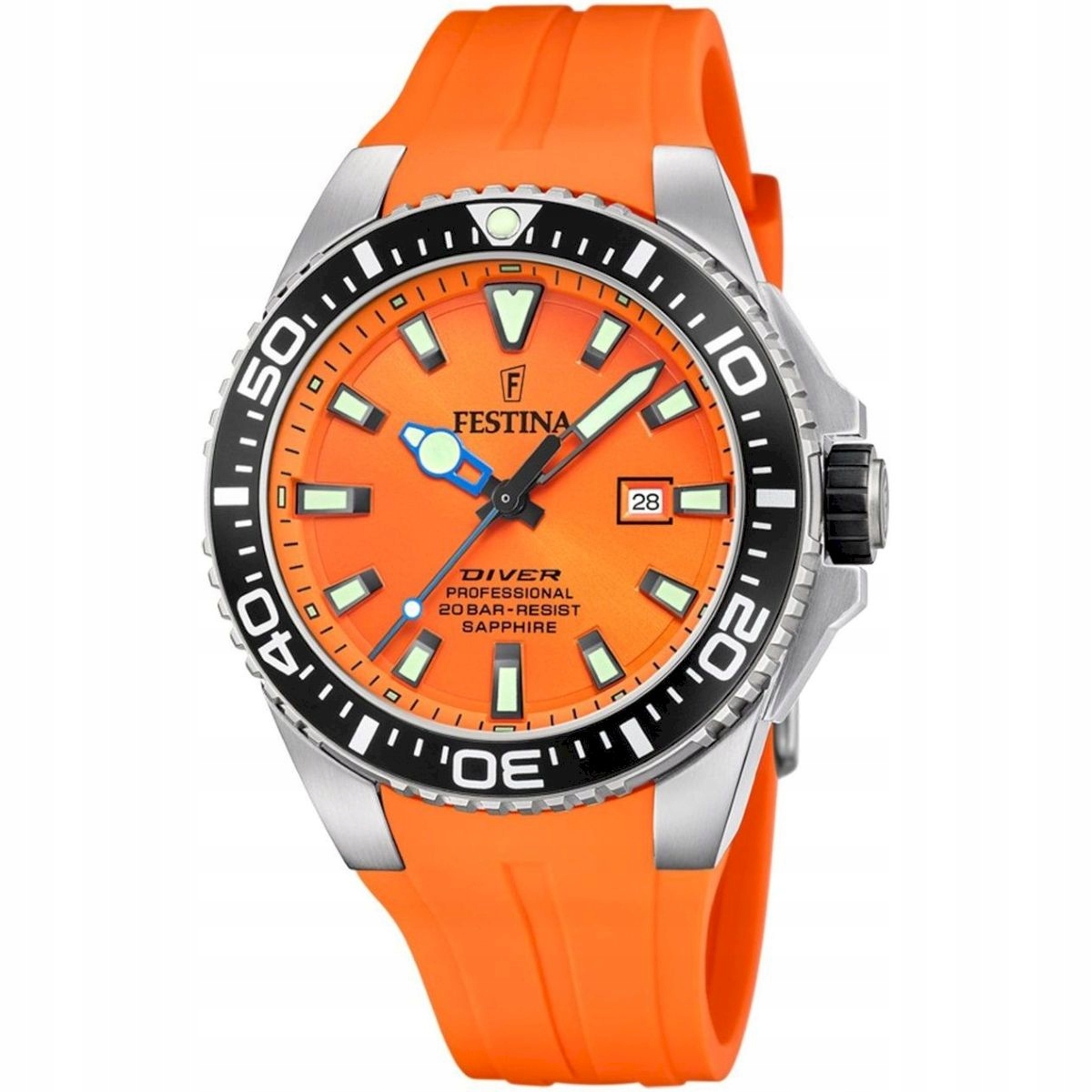 Hodinky Festina 20664/4 The Originals s oranžovým ciferníkem