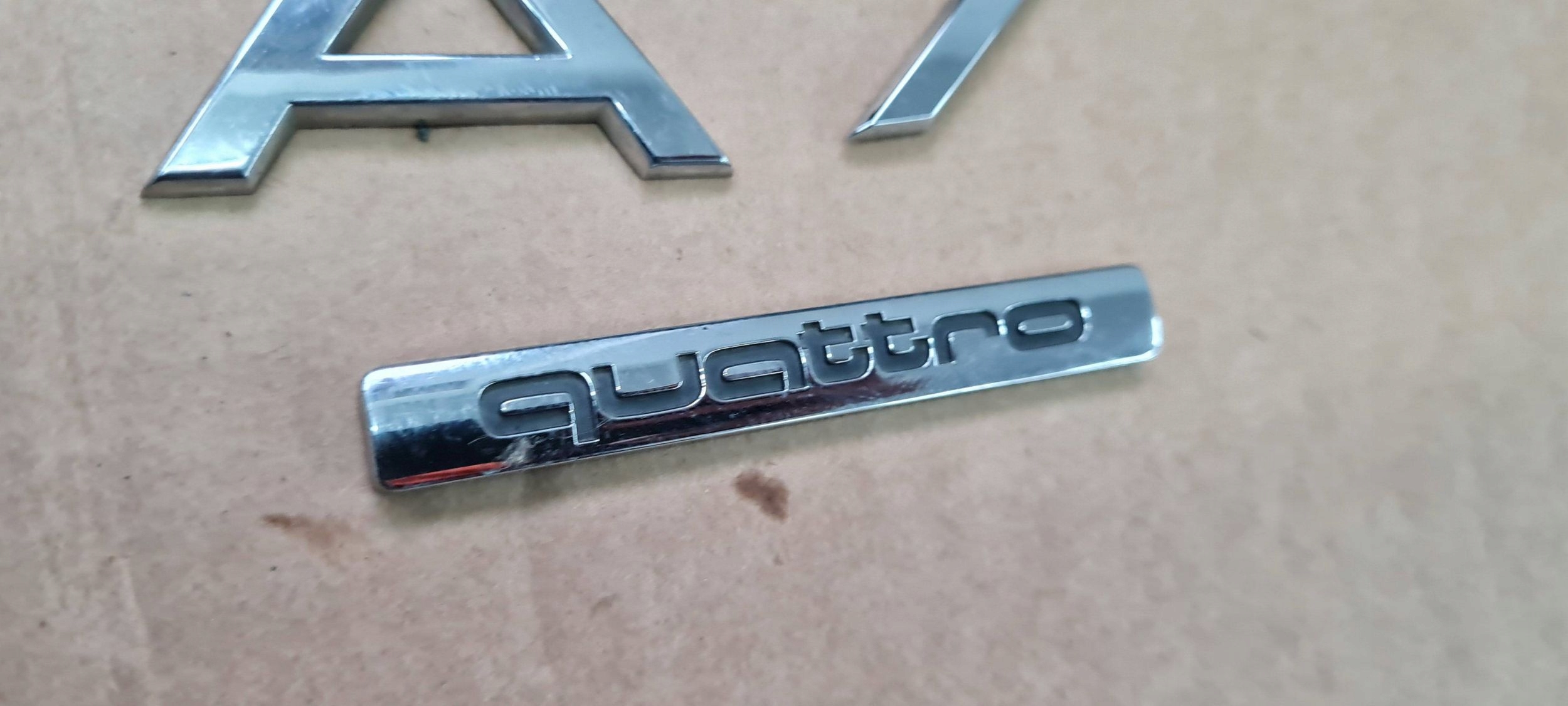A7 4G EMBLEMAT logo NAPIS bonnet boot rear part A7 QUATTRO