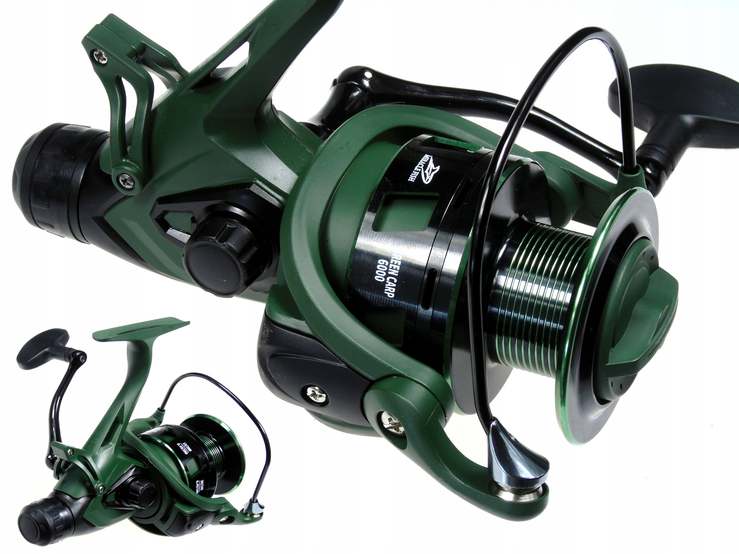 Kołowrotek G-carp 6000 Z Wolnym Biegiem 2X Szpula Plecionka Żyłka Wędkarski