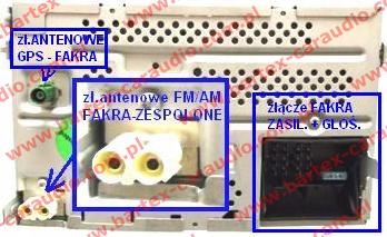 przejściówka antenowa FAKRA VW RCD MFD2 RNS 40356 Marka 4carmedia