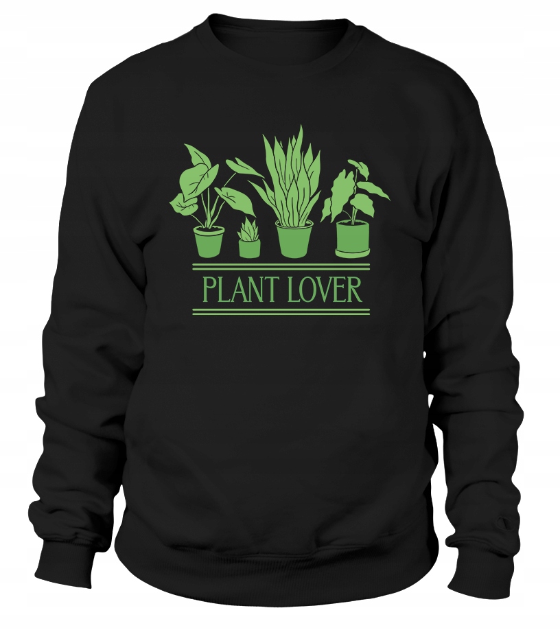 Dámská Mikina Plant Lover černá, velikost XL