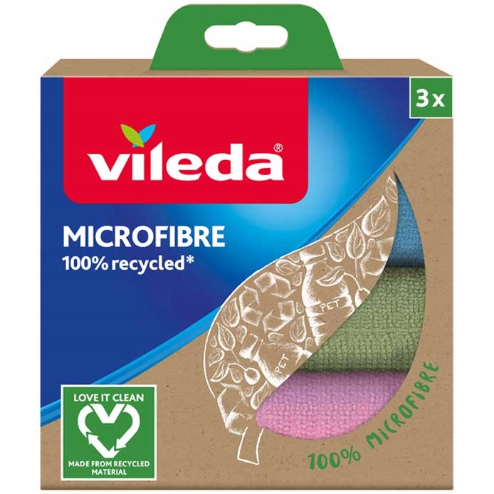 

Ściereczka Vileda Mikrofibra 100% Recycled 3 szt.