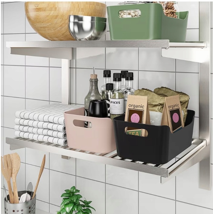 IKEA UPPDATERA | Pudełko Pojemnik zielony | 24x17 cm Marka Ikea