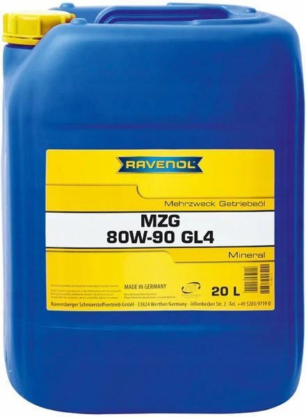 RAVENOL MZG OLEJ PRZEKŁADNIOWY GL-4 80W90 20L