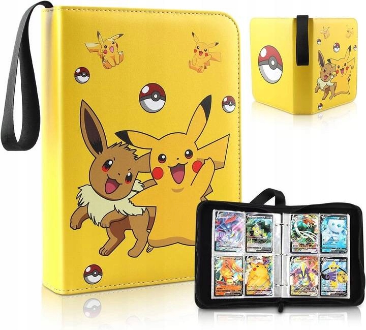 

Duży Album Na 400 Kart Pokemon Segregator Zapinany