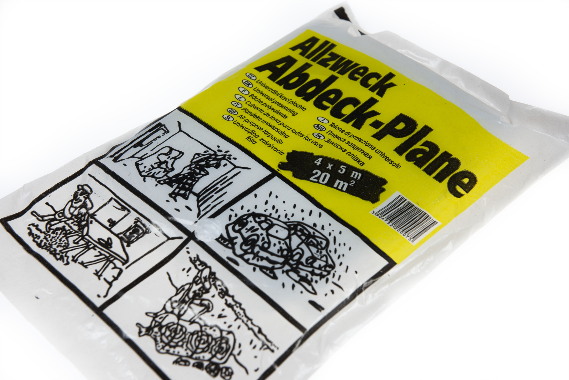 

Folia Malarska Ochronna Plandeka Cienka 4mx5m.