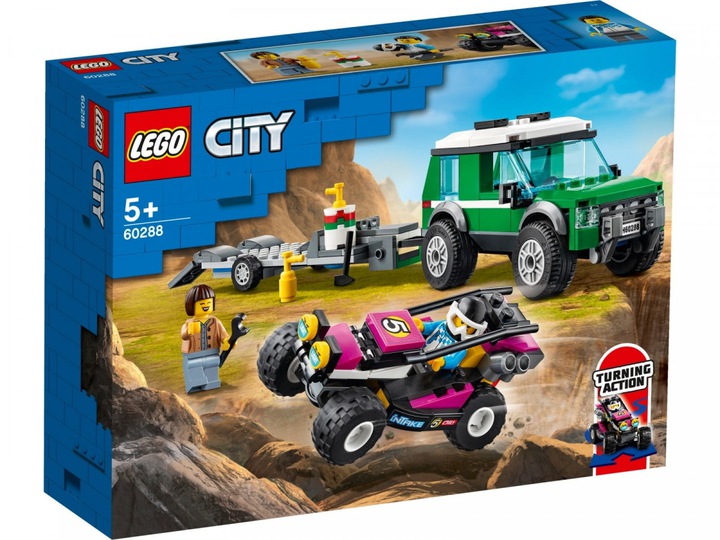 

Lego City Transporter łazika wyścigowego 60288