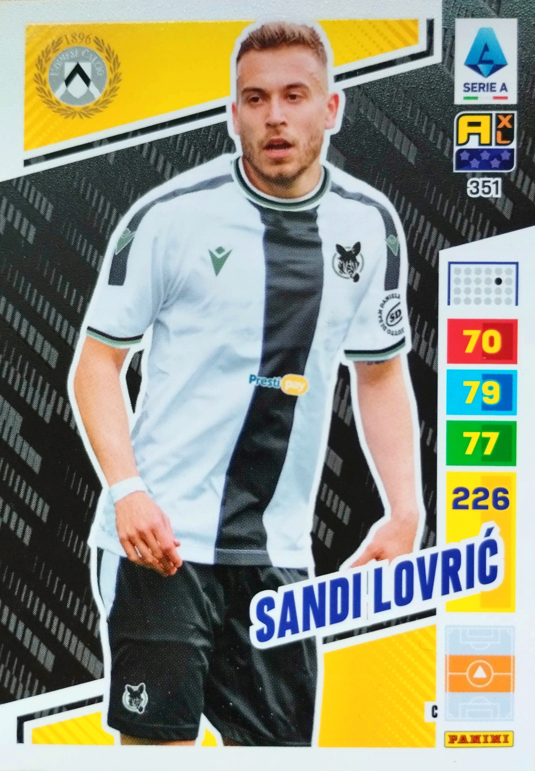 Panini Calciatori Liga Włoska 2023 2024 351 Sandi Lovric Udinese
