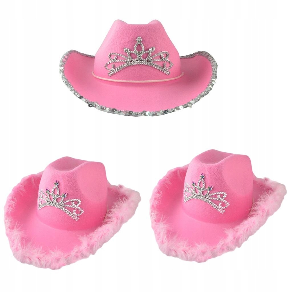 

3x Kowbojski Kapelusz Kowbojski z Koroną Szerokim