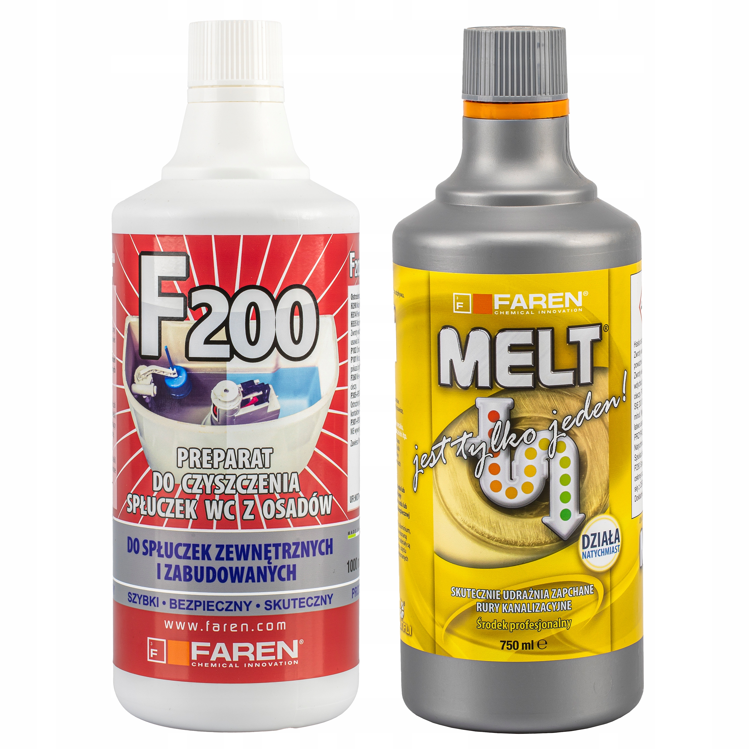 Melt Prostředek K Zprůchodnění Potrubí Sifonů Silný F200 Pro Čištění Wc