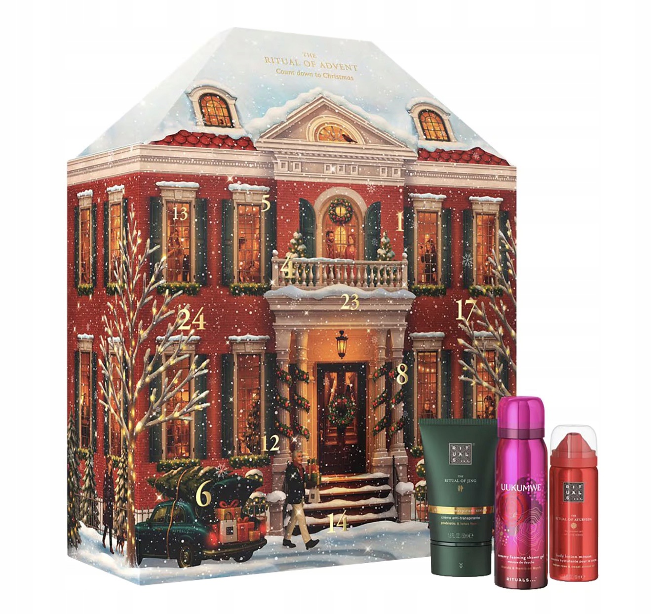 Rituals Adventní kalendář vánoční domek kosmetika 24 dní
