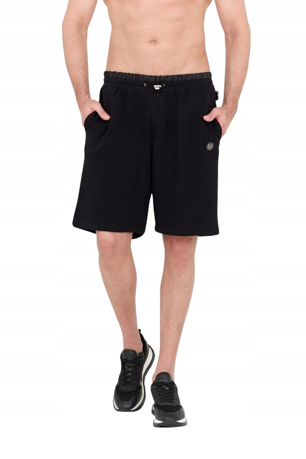 Philipp Plein Pánské teplákové kraťasy Hexagon L