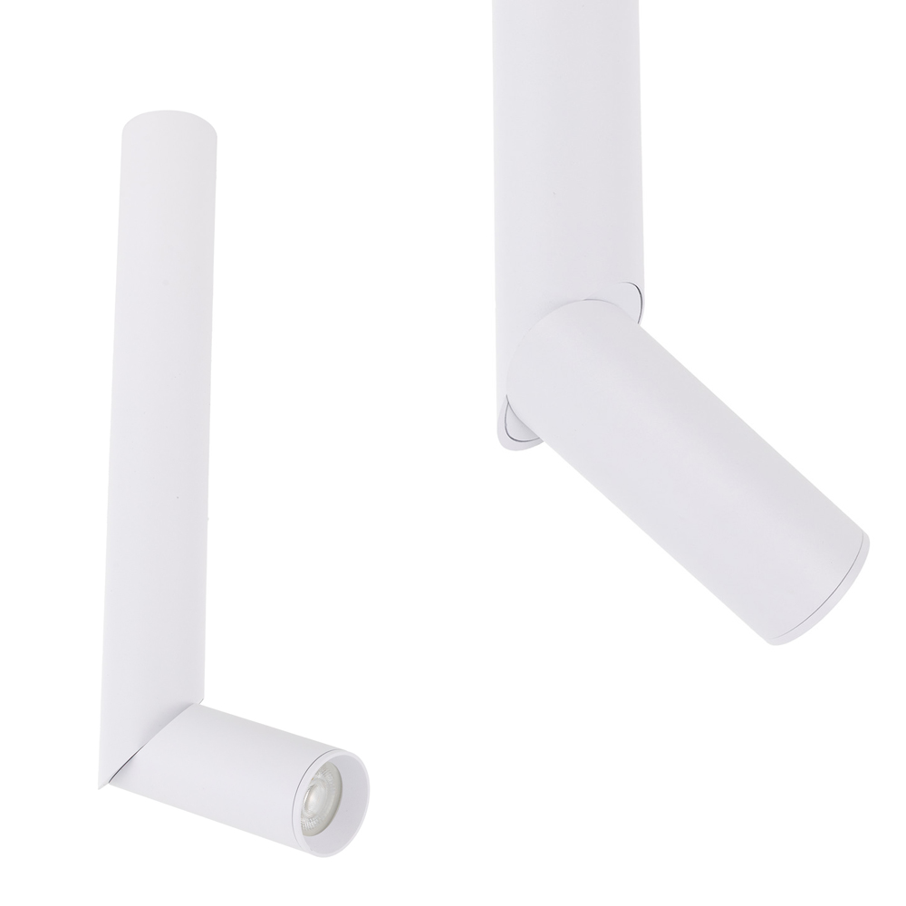 Bílá, nastavitelná stropní trubka Elaris White M 1xGU10 Mini MR11 Tk Lighting