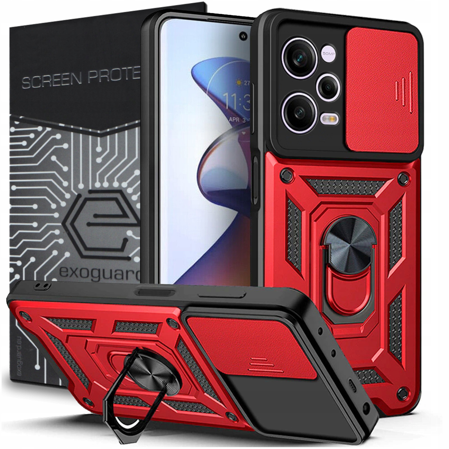 

Etui+szkło do Redmi Note 12 Pro Poco X5 Pro 5G