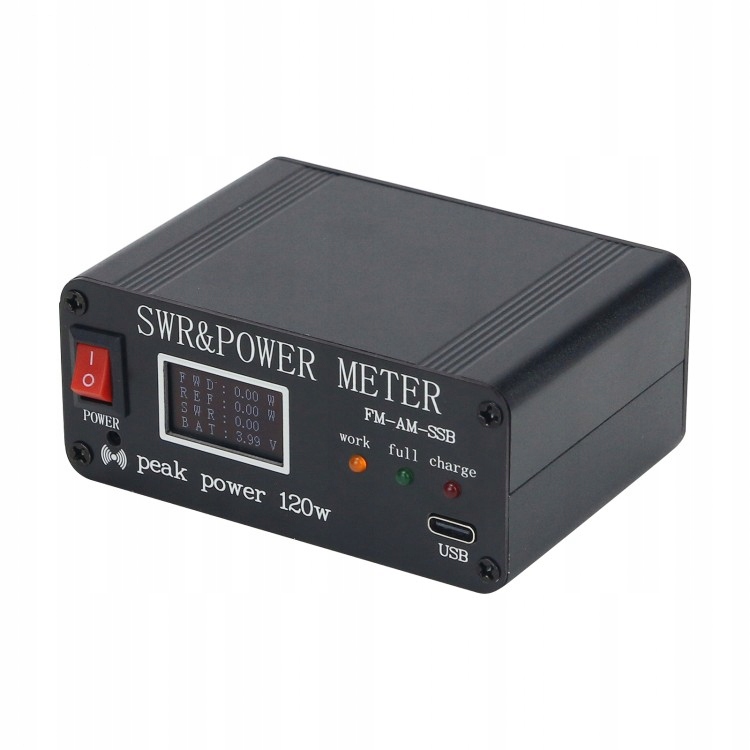 SWR50 cyfrowy miernik Swr Pwr 1.8-50MHz 120W reflektometr do anten Cb Kf Hf