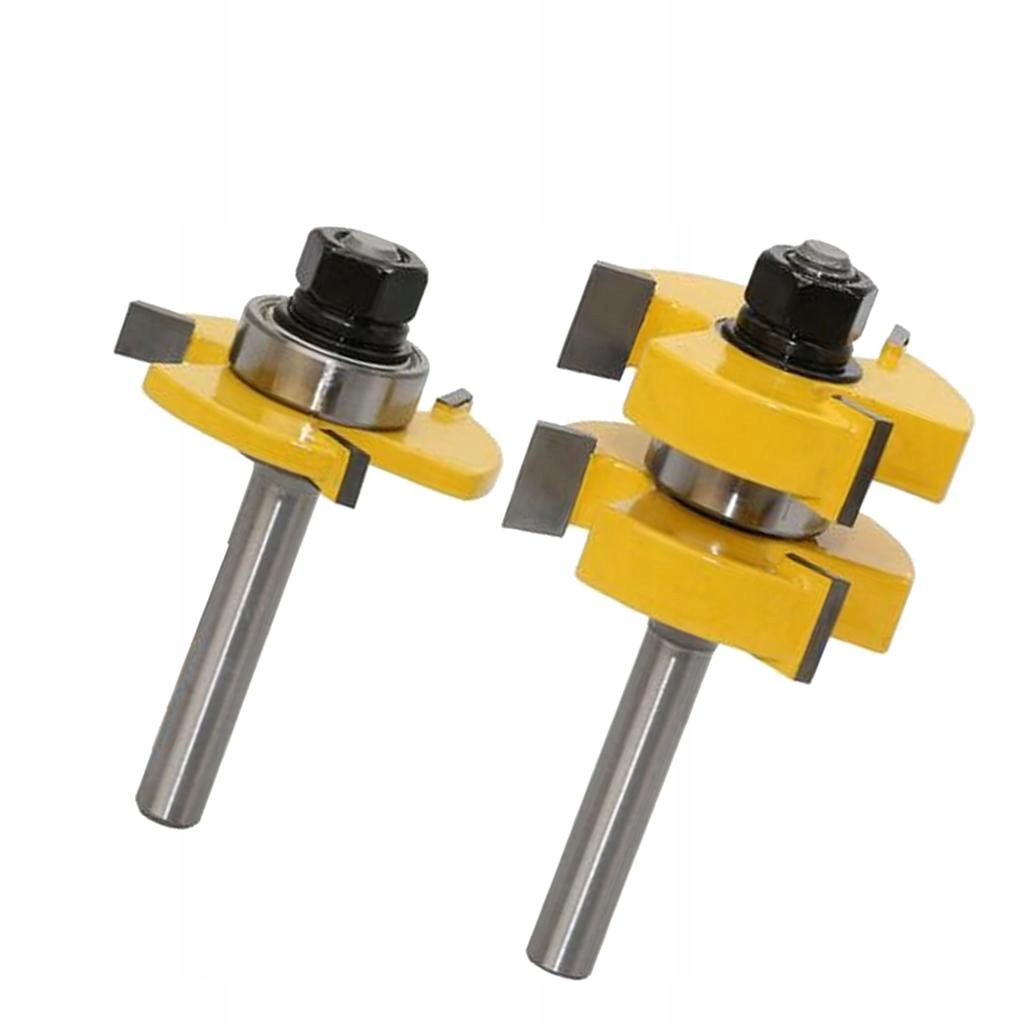 2 Tongue & Groove 8mm Shank Wood Router Bit M