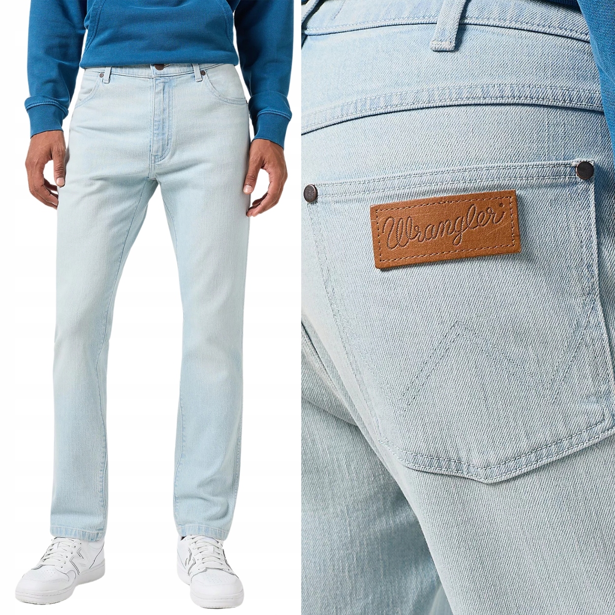 Wrangler Larston Rocky Landing DžINS přiléhavé džínové kalhoty W33 L34