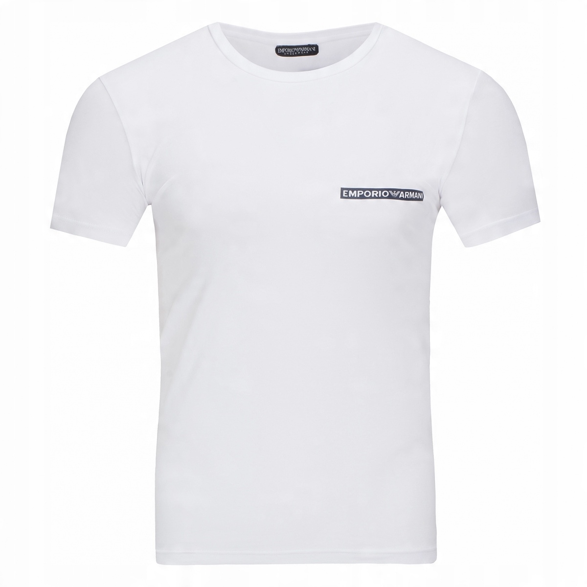 

Emporio Armani t-shirt męski biały logo bawełna S