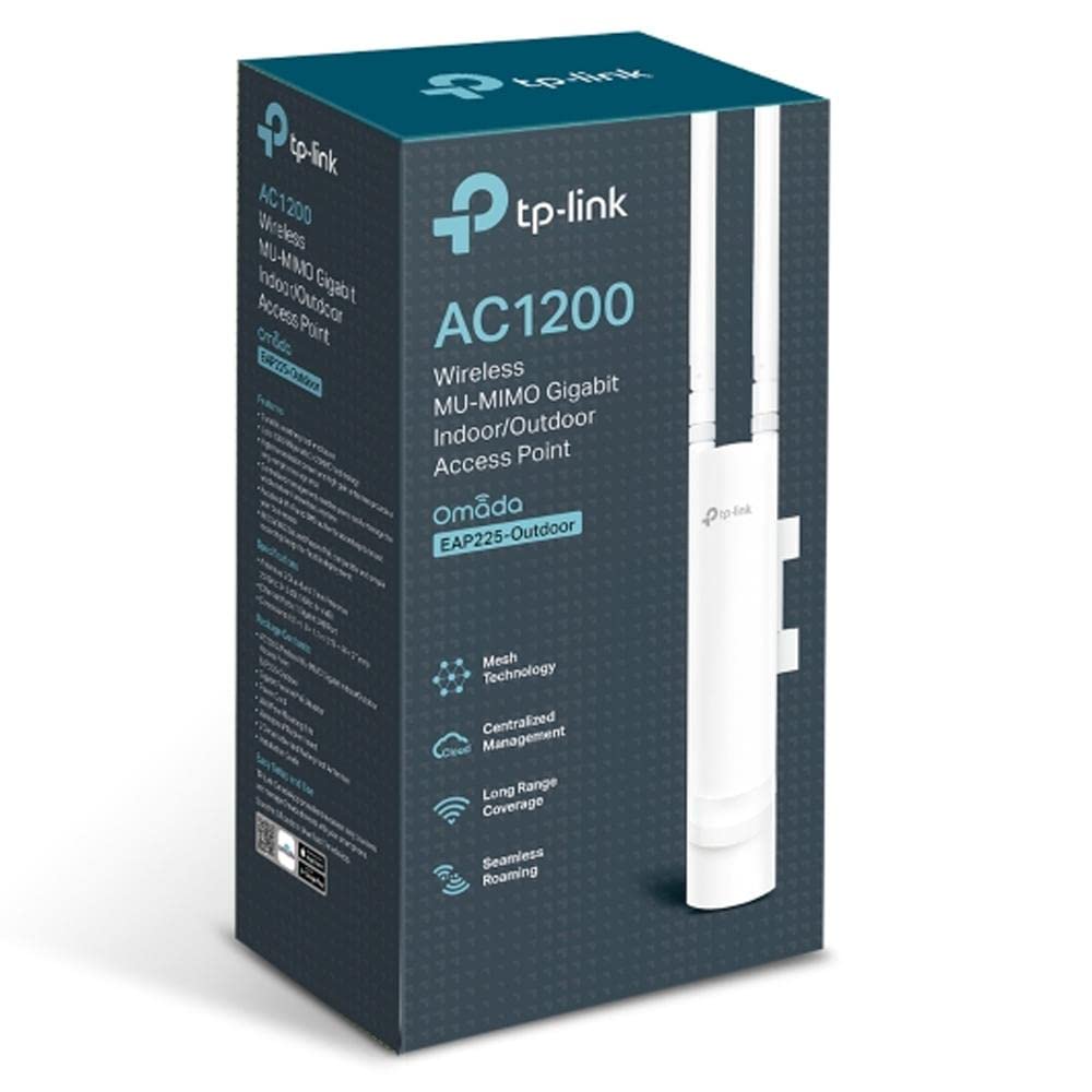 TP-LINK EAP225 Zewnętrzny Punkt Dostępu WLAN Gigabit Dualband IP65 — miniatura 5