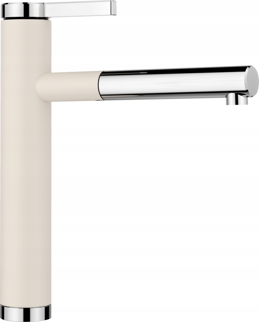 Blanco Linee-s, kuchynská batéria, výsuvná sprcha, biela soft/chróm, 526957