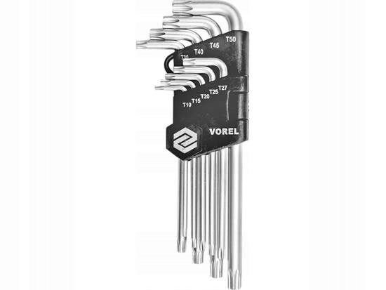 

Klucze Torx Security 9SZT T10-T50 Cr-V Vorel