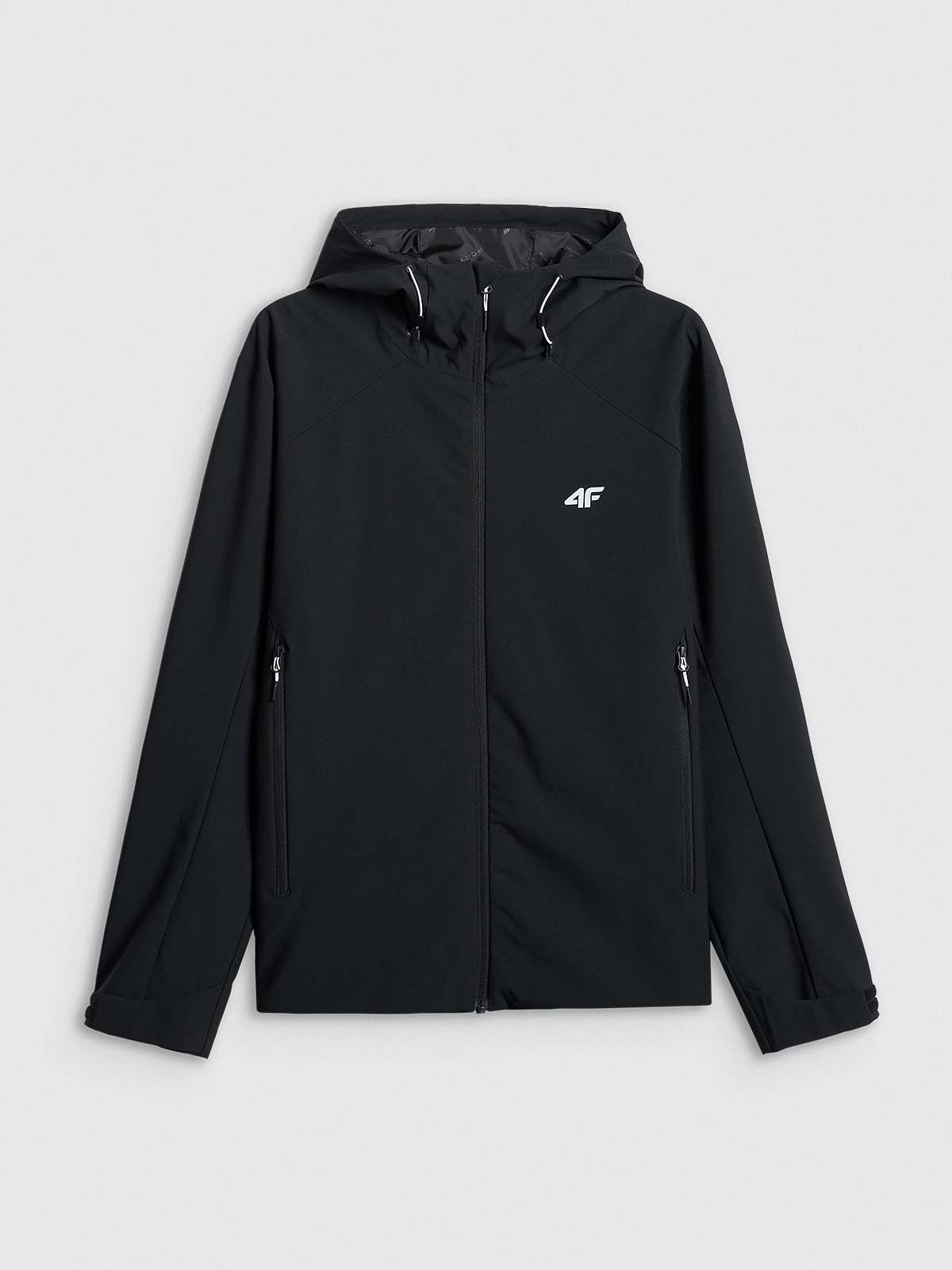 4F Pánská Membránová Přechodová Bunda Černá
