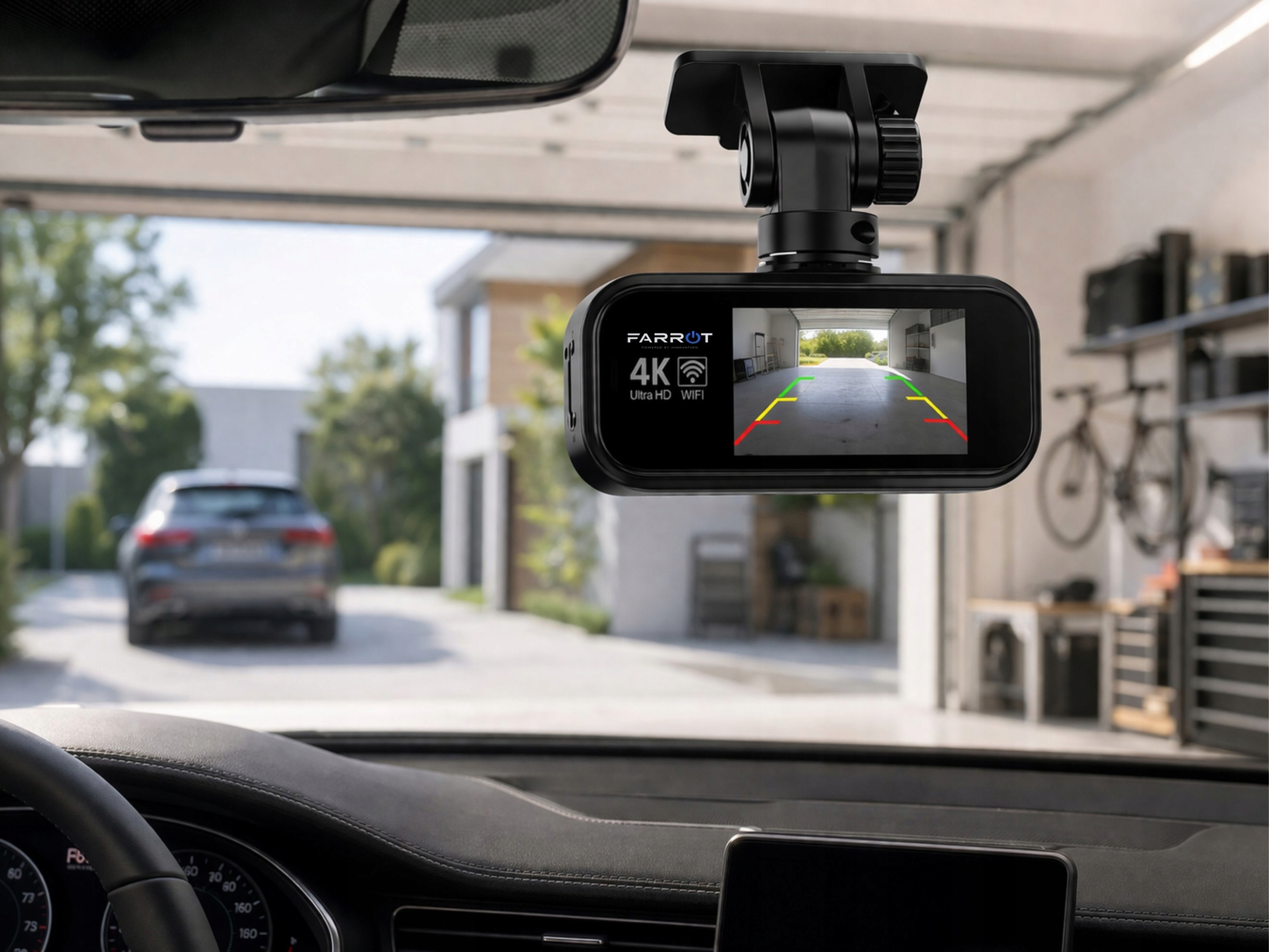 Wideorejestrator Samochodowy 4K UHD Przód Wifi GPS Tył Full HD Kamera auto
