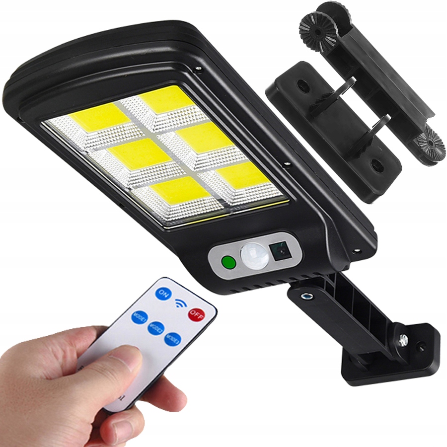 

Lampa Solarna Uliczna Latarnia 120 Led Cob Pilot