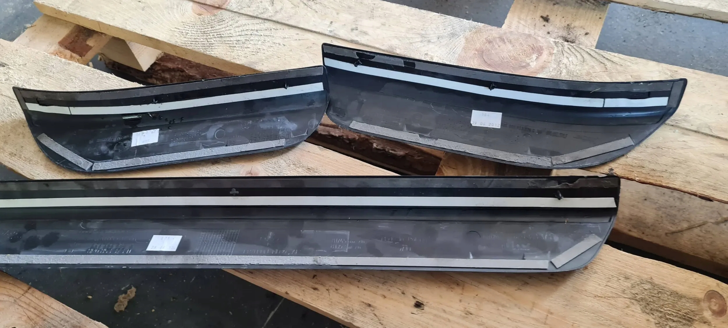 Q5 8R moulding mouldings threshold caps front rear part SLINE