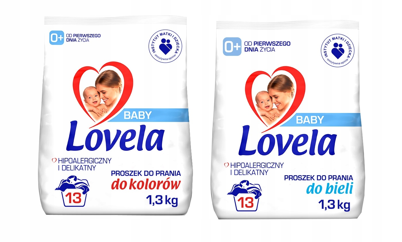 

Lovela Proszek Baby 2X1,3kg/13pr Kolor Biel