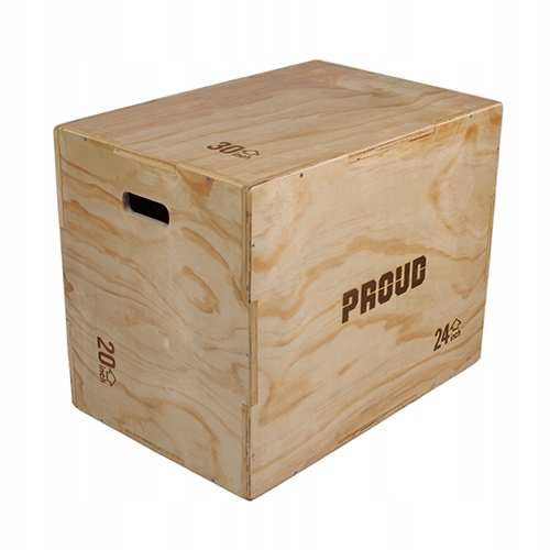 

Skrzynia Drewniana Crosfit Proud Wood Plyo Box