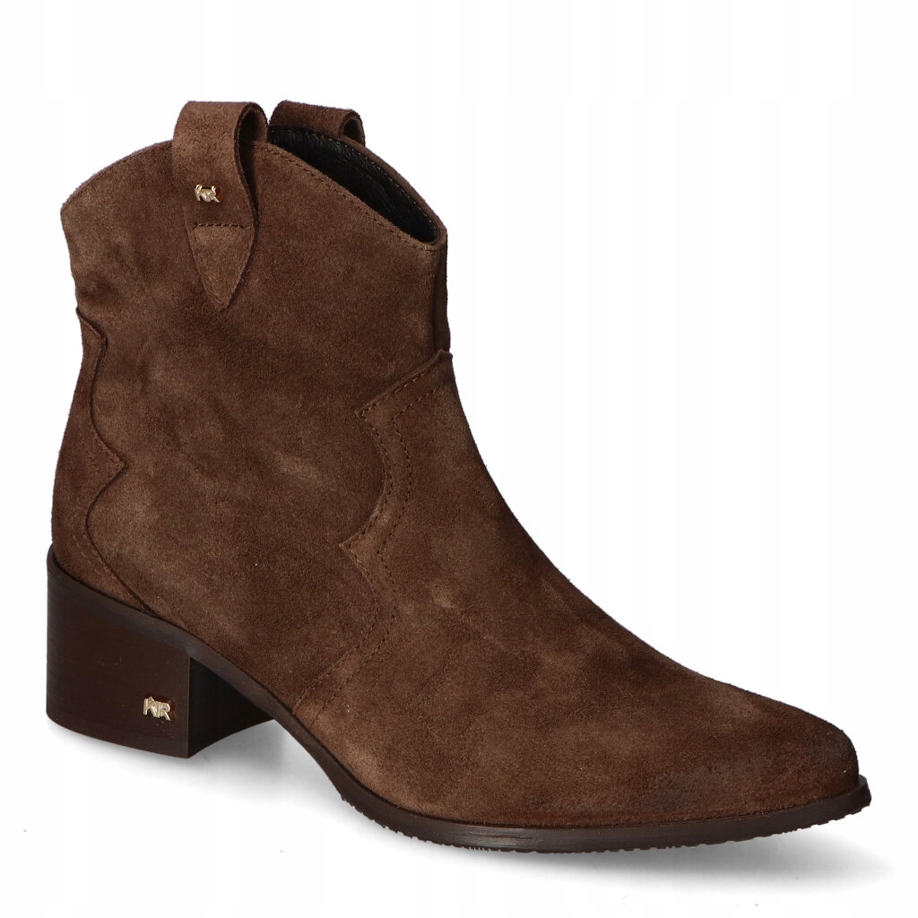 Kotníkové Boty Karino 4794/15-F Čokoládový velur 41