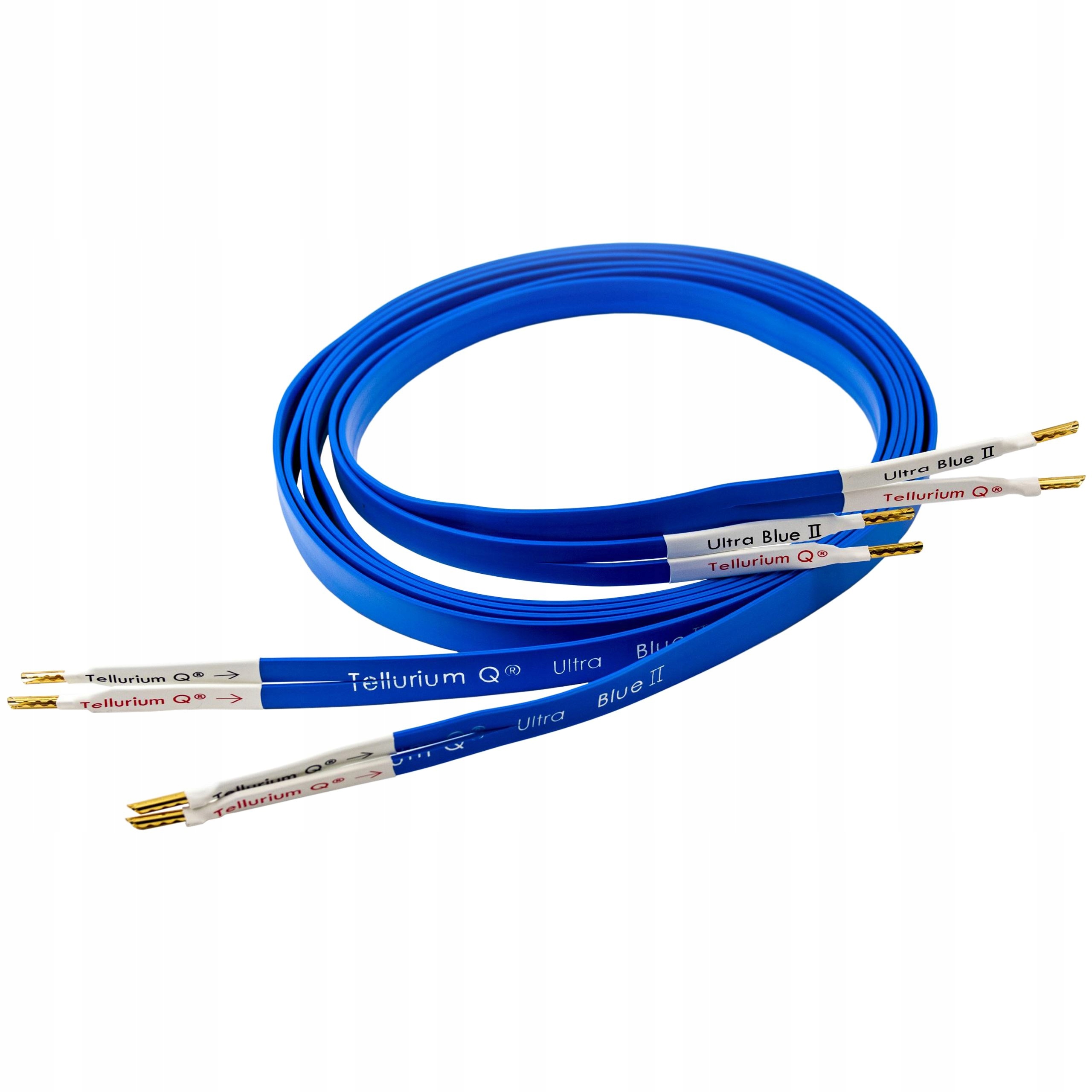 Tellurium Q Ultra Blue II Kabel Głośnikowy Wtyki Bananowe Para 2 x 3,5m