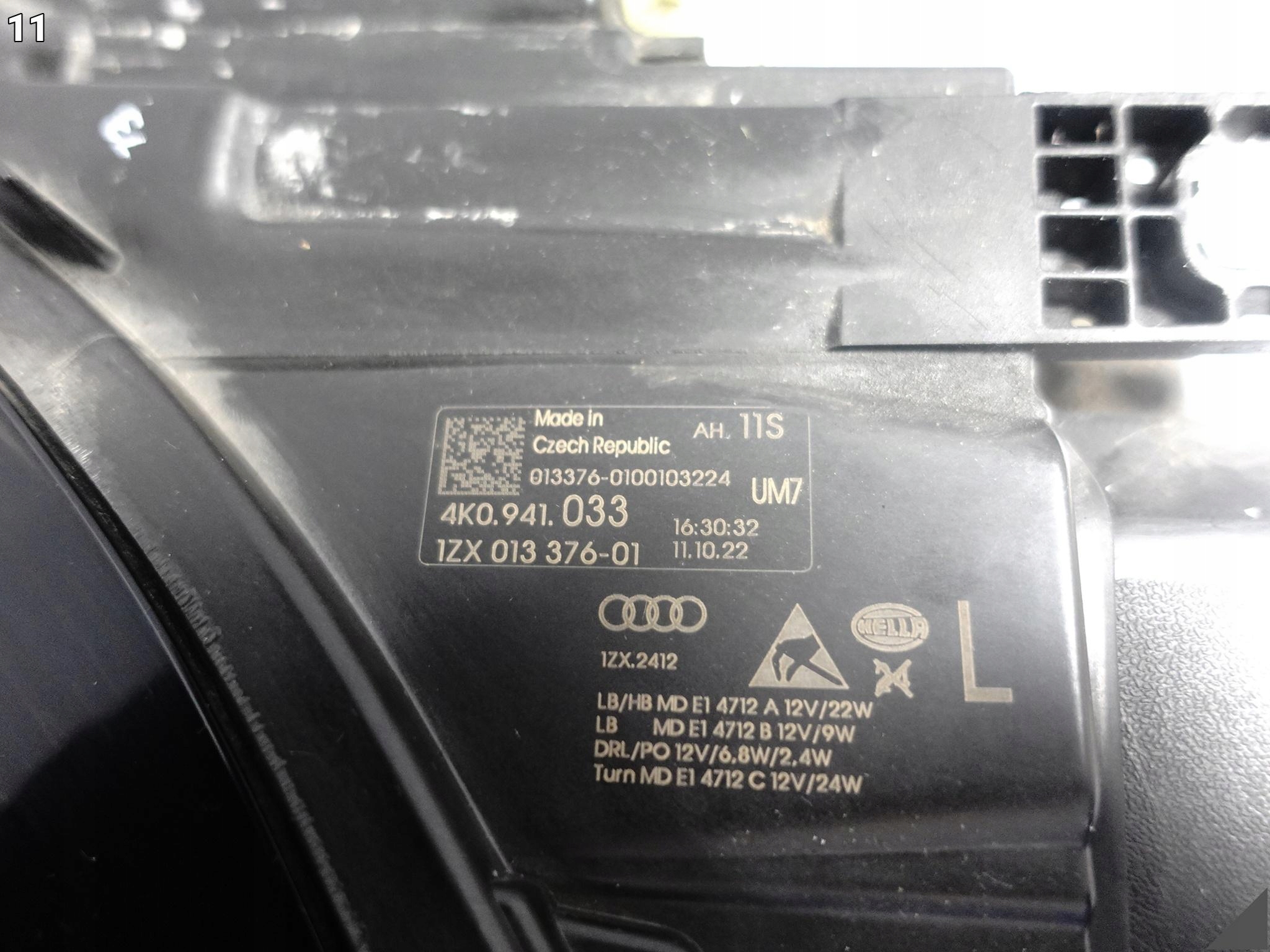 AUDI A6 S6 C8 4K0 LIFT 18-25 light HEADLIGHT left front EUROPA + module