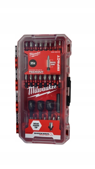 Zestaw Bitów Milwaukee Shockwave 35szt Udarowe Torx Nasadki 4932492003