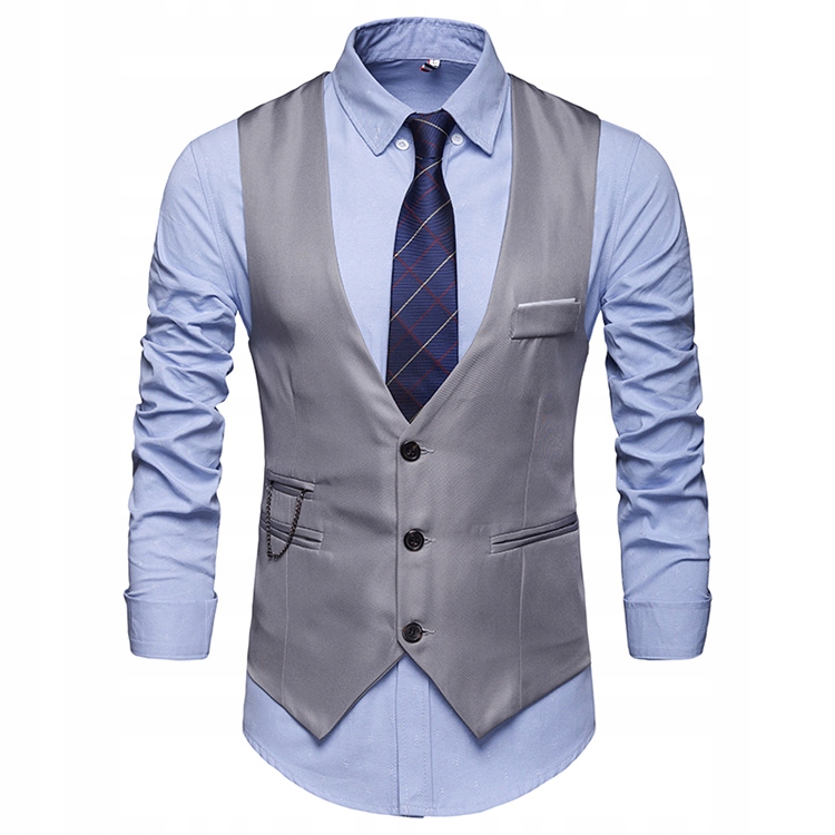 

5XL Kamizelka Męska Klasyczna Slim Fit