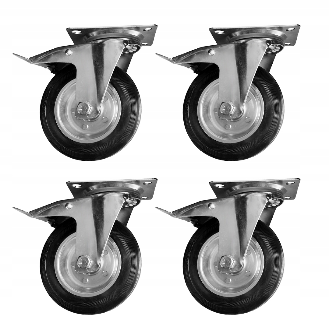 Koło rusztowania warszawskiego fi 160mm 4 sztuki Zestaw