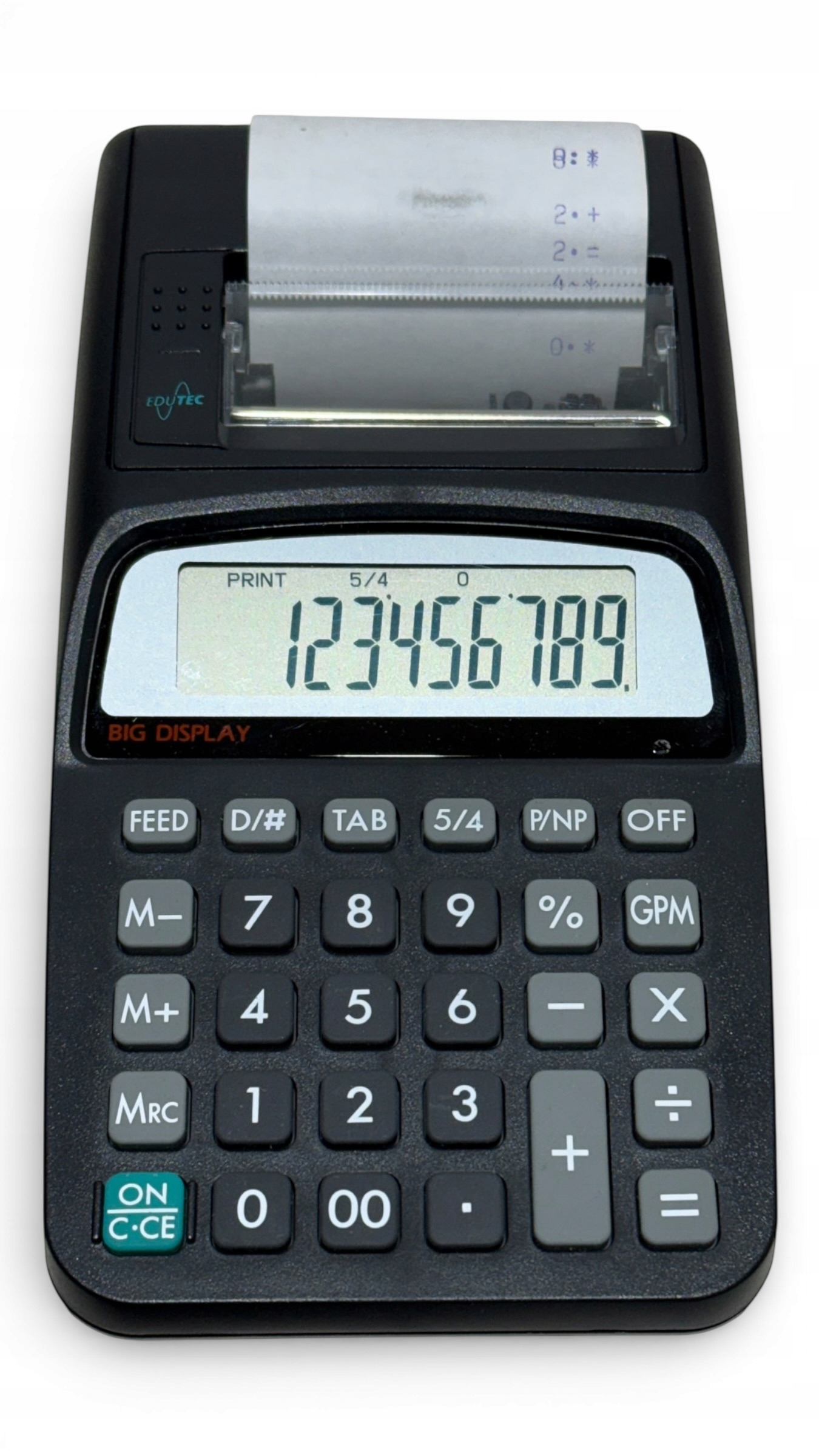 Kalkulator Edu Tec z drukarką na baterie