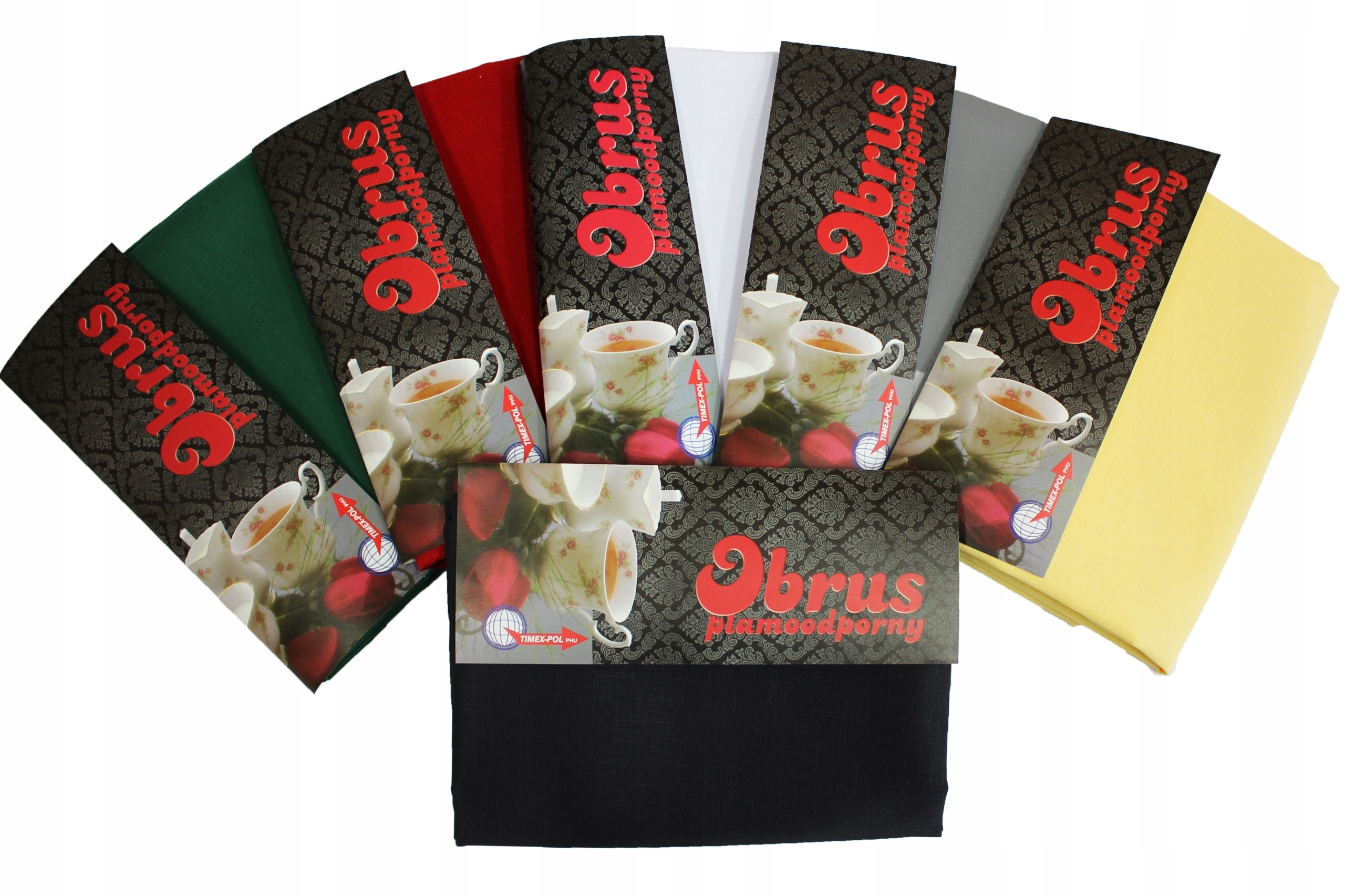 OBRUS PLAMOODPORNY 120x300 OBSZYTY NA STÓŁ ŁAWĘ 15 KOLORÓW PREMIUM ! Typ obrus