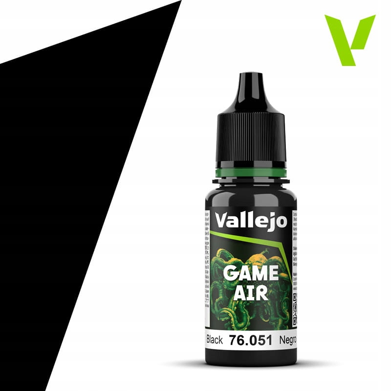 VALLEJO 76051 GAME AIR BLACK 18ml