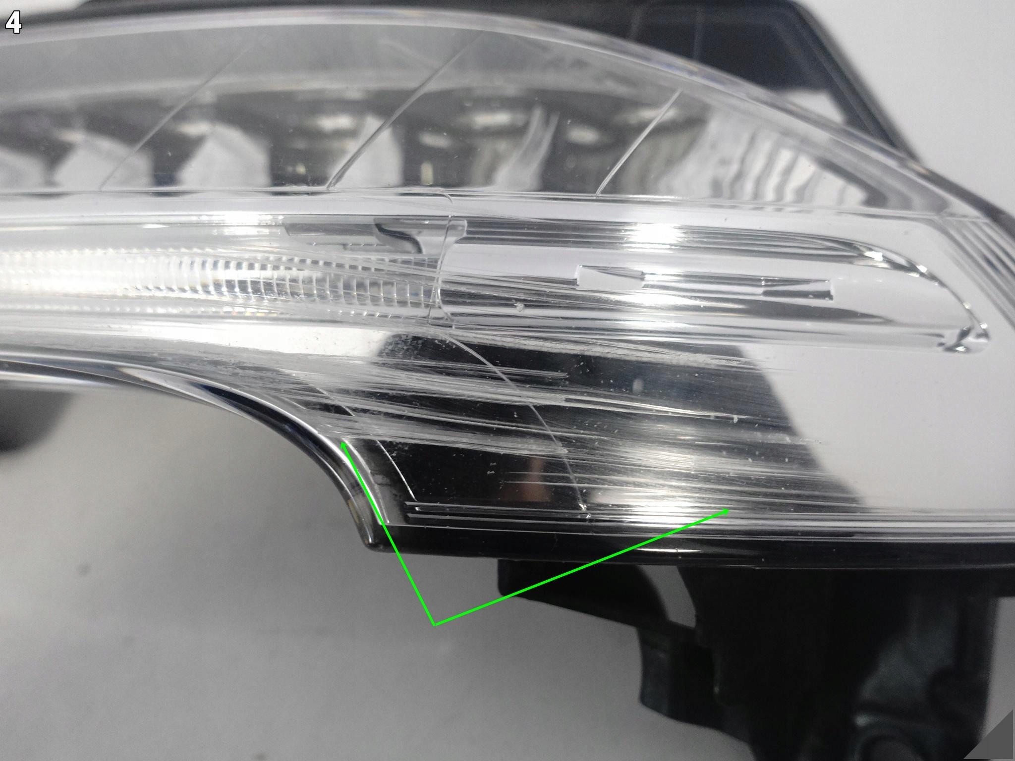 PORSCHE 911 991 11-15 fog light LED DRL light indicator front left