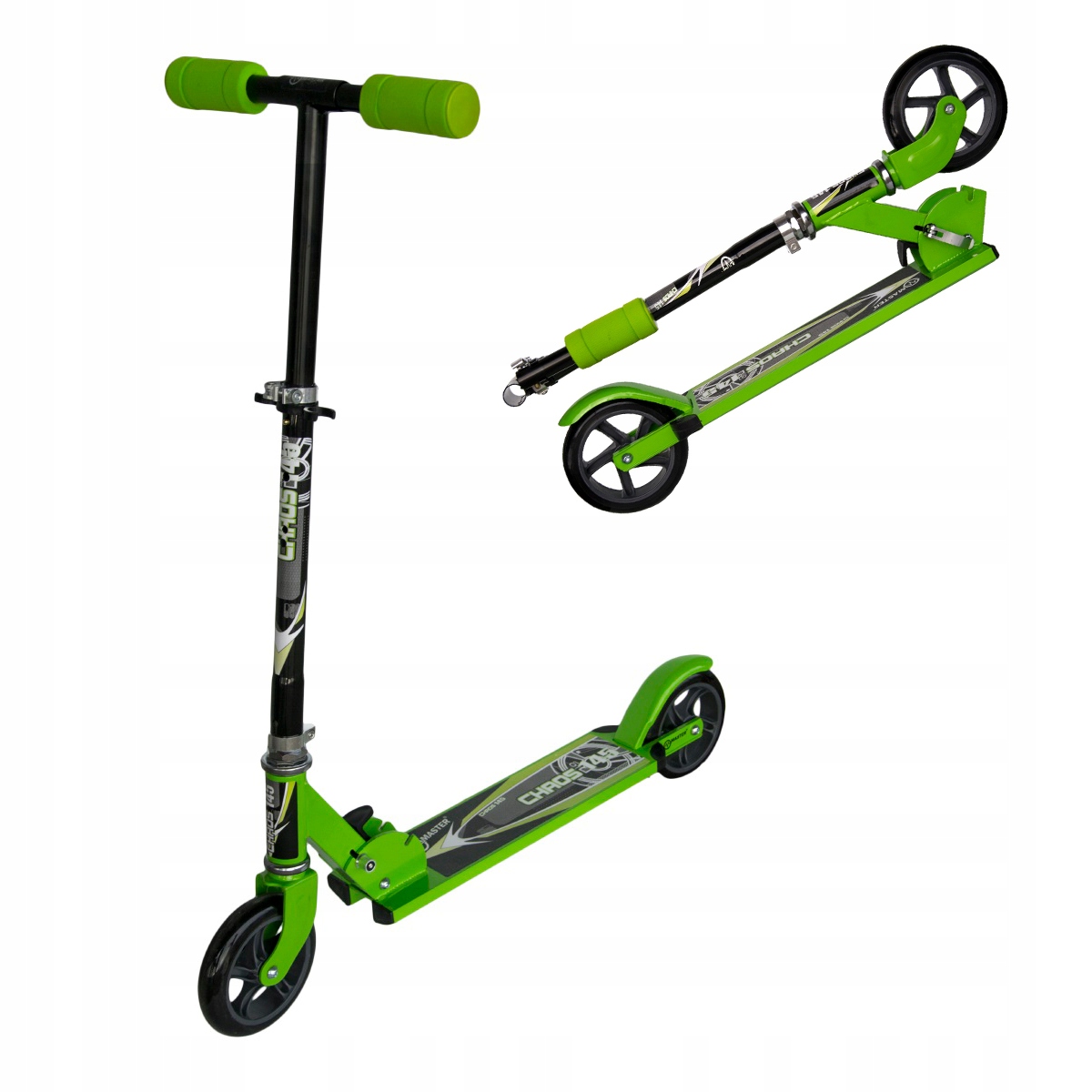 Hulajnoga składana Master Chaos 145mm kolor Zielony