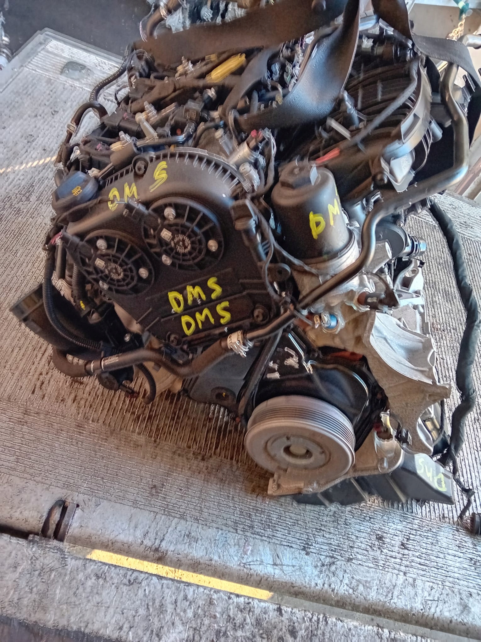 engine complete AUDI 2,0 TFSI DMS 2 TYSKM