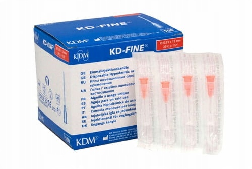 

Igły iniekcyjne Kdm Kd-fine op. 100 szt. 0,80x40