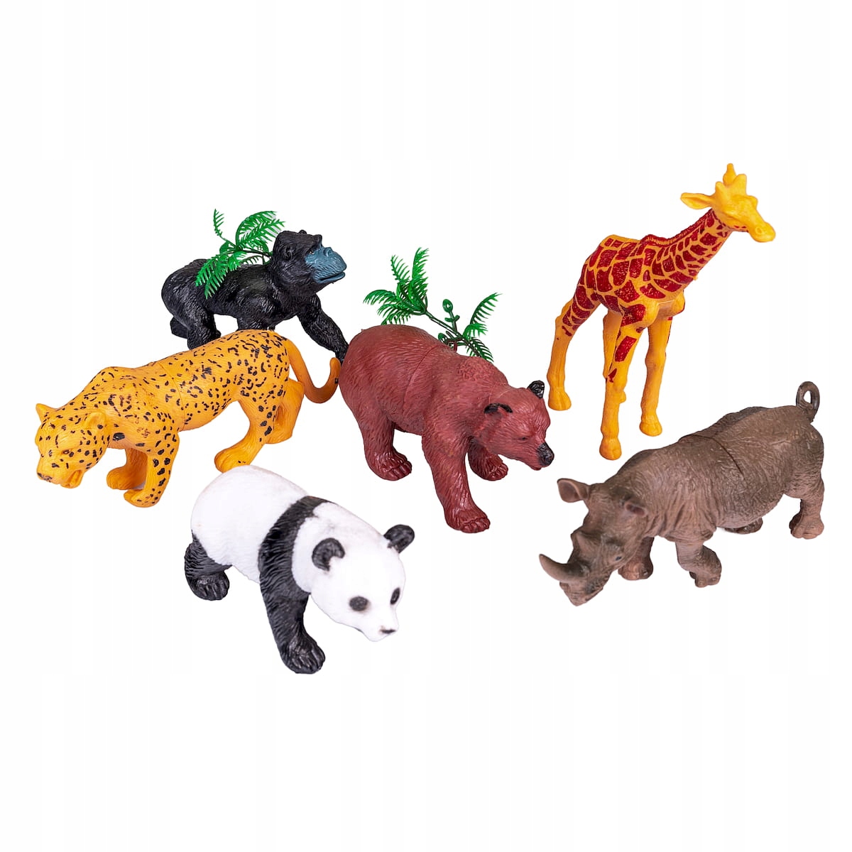 

Dzikie Zwierzęta Zestaw Zoo Figurki 8 Szt.