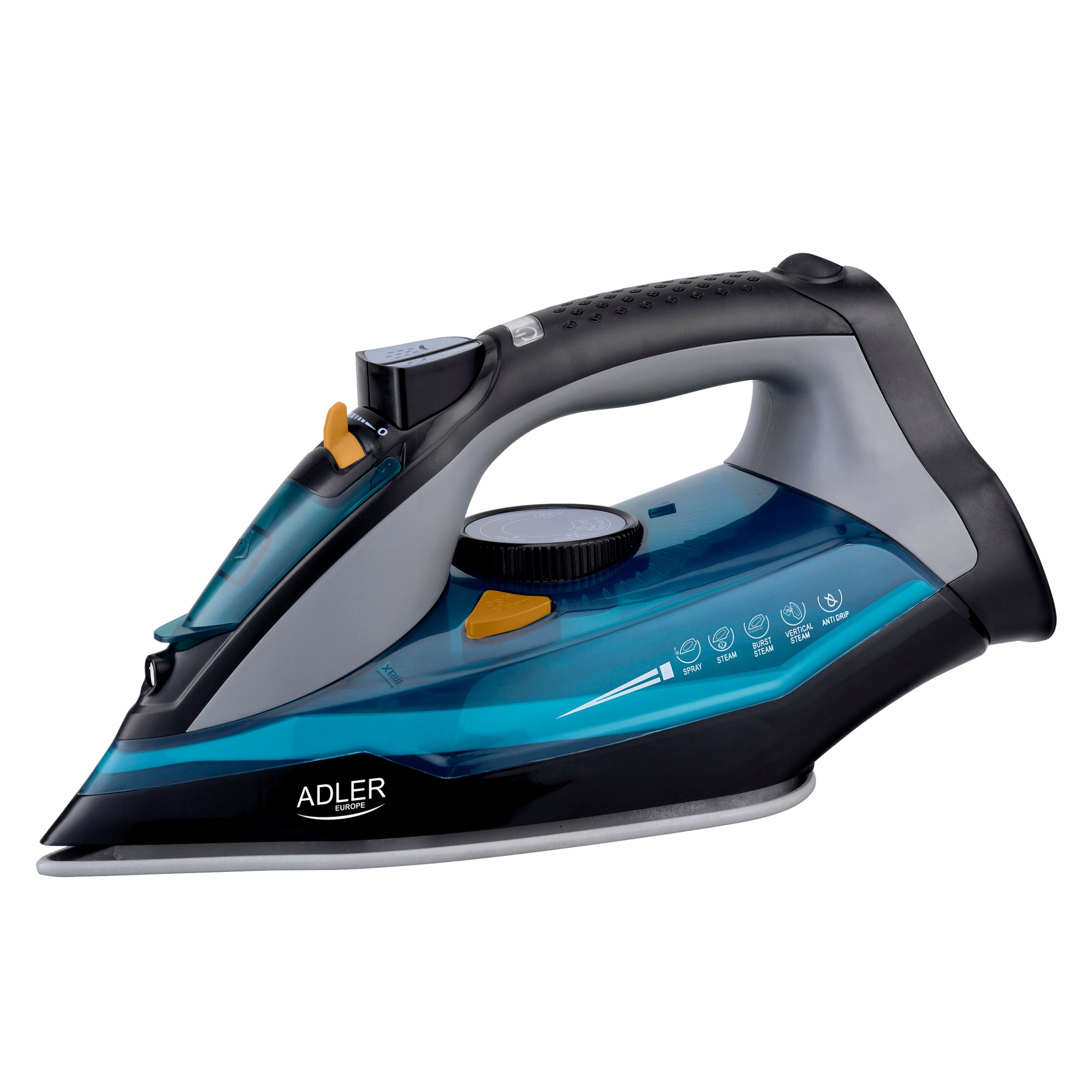 Żelazko Parowe 3000W AD5032 – 5 Funkcji, Ceramiczna Stopa, Samoczyszczące