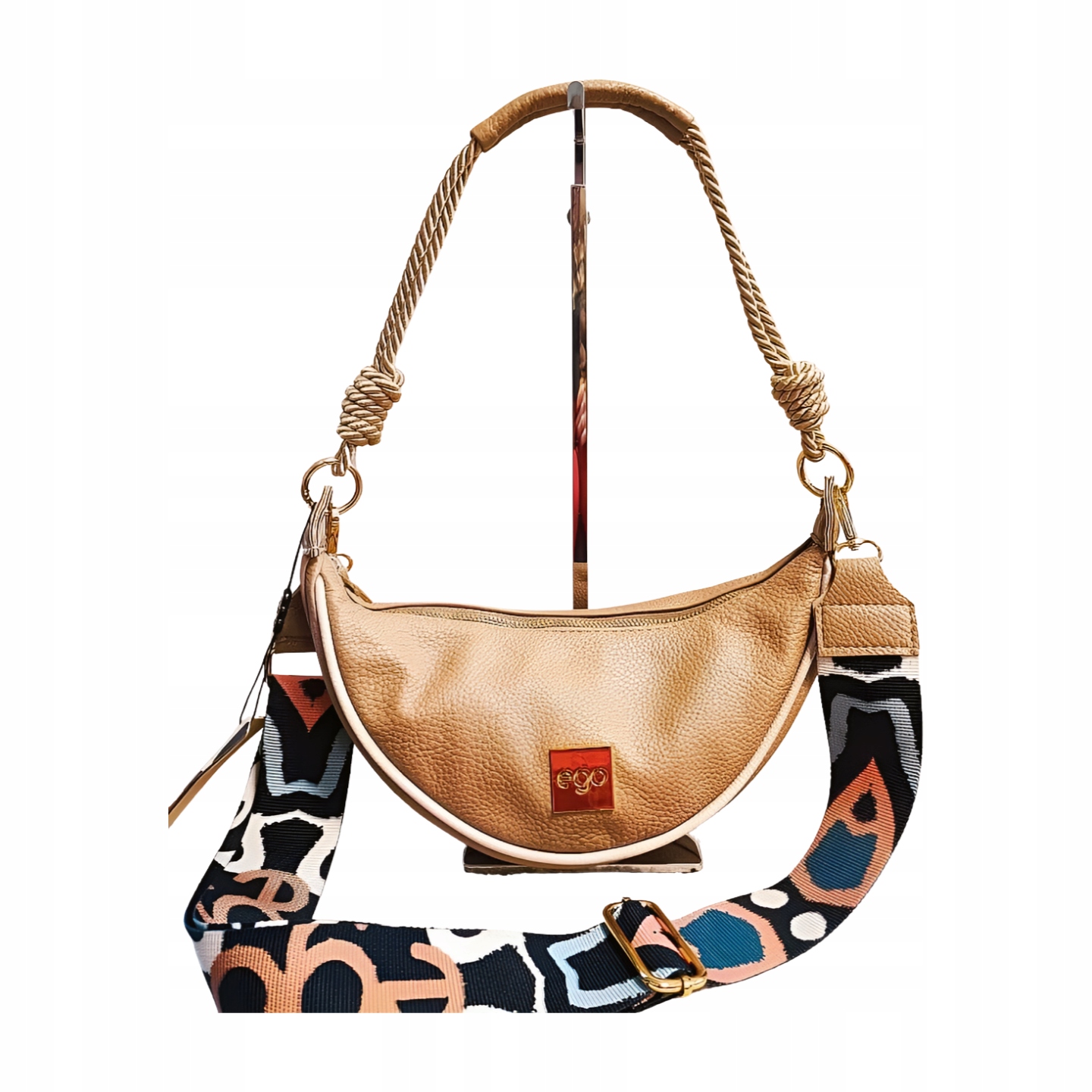 Ego kabelka přes rameno ledvinka 2v1 taupe