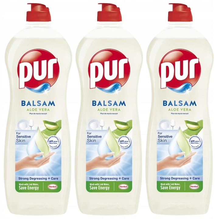 

Pur 3x750ml Balsam Mix Płyn do Naczyń